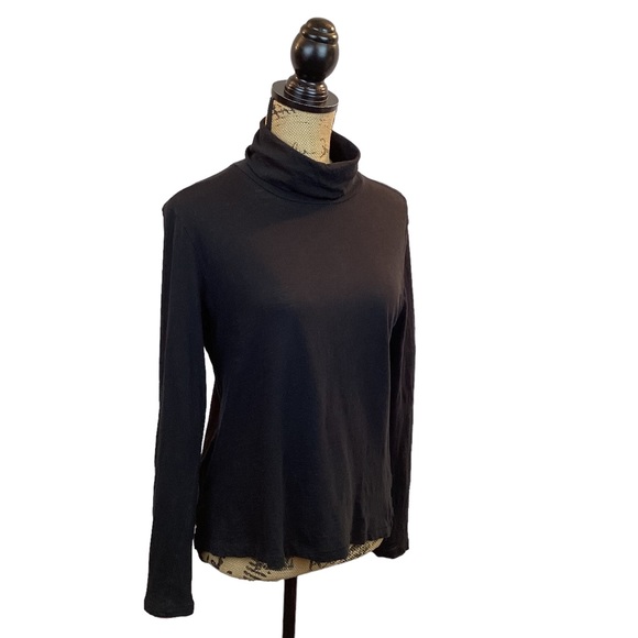 Madewell Black Pure Cotton Turtleneck - Picture 4 of 9